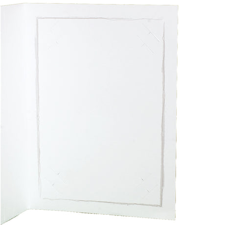 Cartonnage photo professionnel Fusain gris ouvert avec encoches