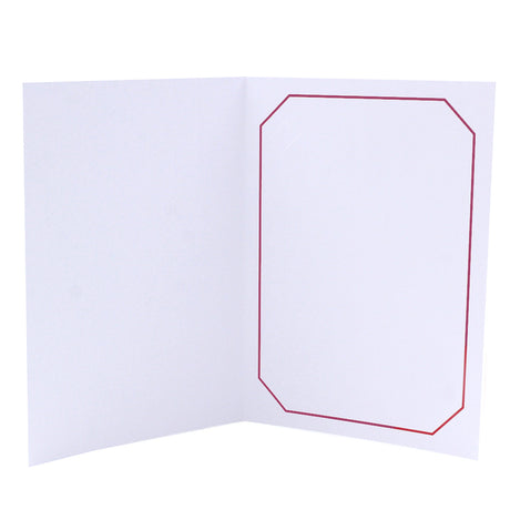 Cartonnage Photo Professionnel Octo – Liseré Grenat vide | Collection CashPhoto