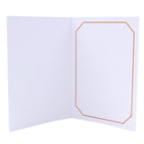Cartonnage professionnel Octo liseré orange vide