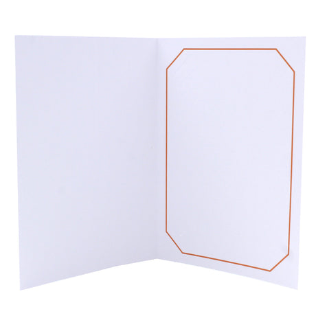 Cartonnage professionnel Octo liseré orange vide