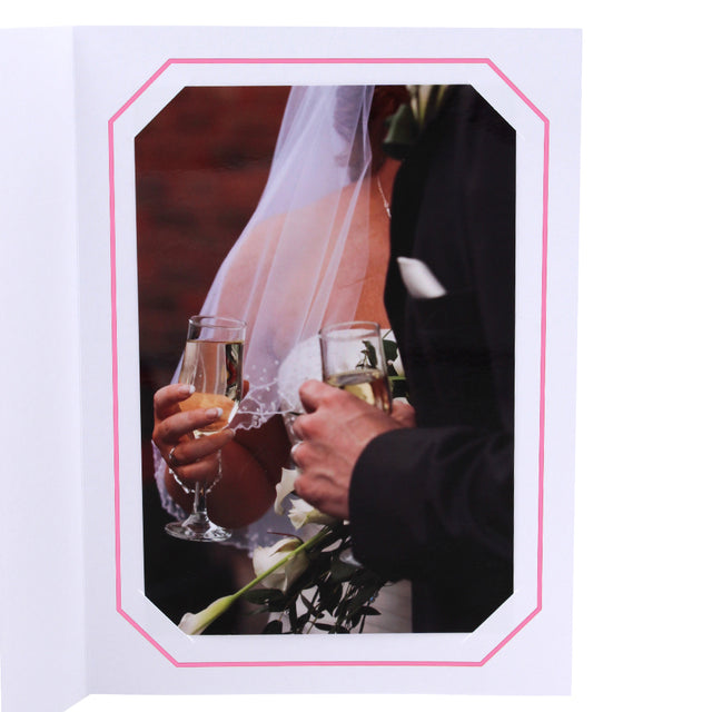 Cartonnage Photo Professionnel Octo – Liseré Rose détail | Collection CashPhoto