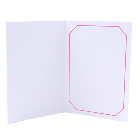 Cartonnage Photo Professionnel Octo – Liseré Rose sans image | Collection CashPhoto