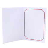 Cartonnage Photo Professionnel Octo – Liseré Rouge sans image | Collection CashPhoto