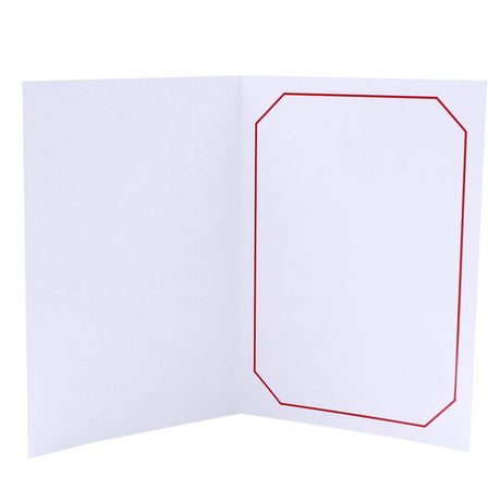 Cartonnage Photo Professionnel Octo – Liseré Rouge sans image | Collection CashPhoto
