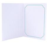 Cartonnage Photo Professionnel Octo – Liseré Turquoise sans image | Collection CashPhoto