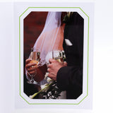 Cartonnage Photo Professionnel Octo – Liseré Vert clair détail | Collection CashPhoto