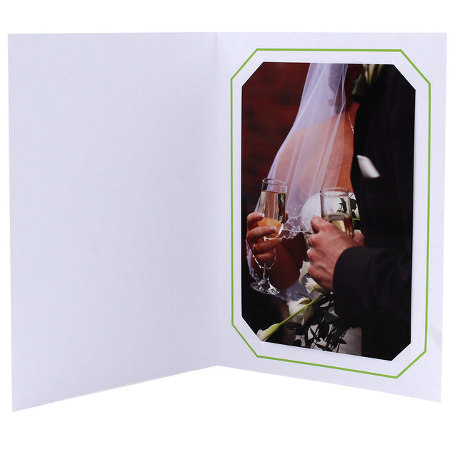 Cartonnage Photo Professionnel Octo – Liseré Vert clair| Collection CashPhoto