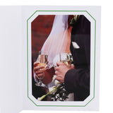 Cartonnage Photo Professionnel Octo – Liseré Vert foncé détail | Collection CashPhoto
