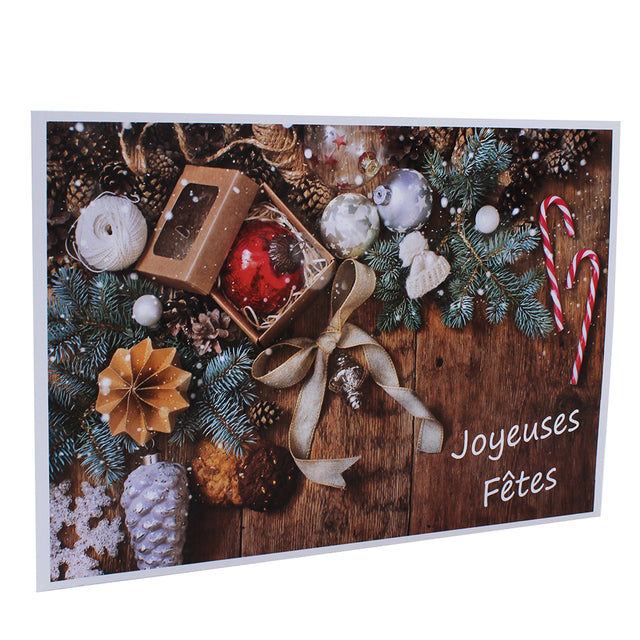 Cartonnage Noël – Groupe 20x30 / 20x25 / 18x27 / 18x25 / 18x24 avec rabat – Joyeuses Fêtes – Déco de Noël