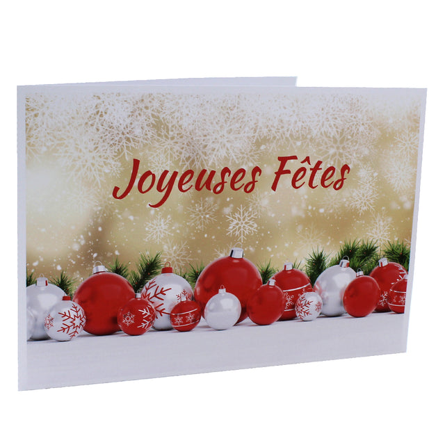 Cartonnage Noël – Groupe 20x30 / 20x25 / 18x27 / 18x25 / 18x24 avec rabat – Joyeuses Fêtes – Boules de Noël