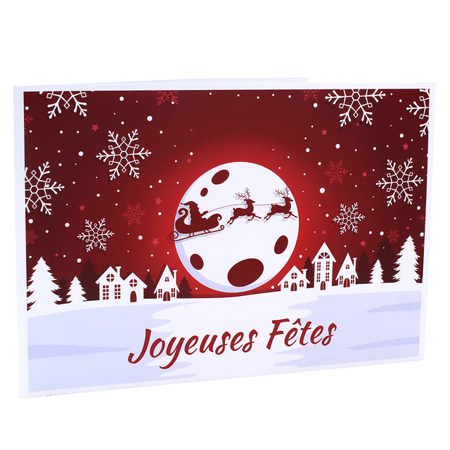 Cartonnage Noël – Groupe 20x30 / 20x25 / 18x27 / 18x25 / 18x24 avec rabat – Joyeuses Fêtes – Rennes du Père Noël