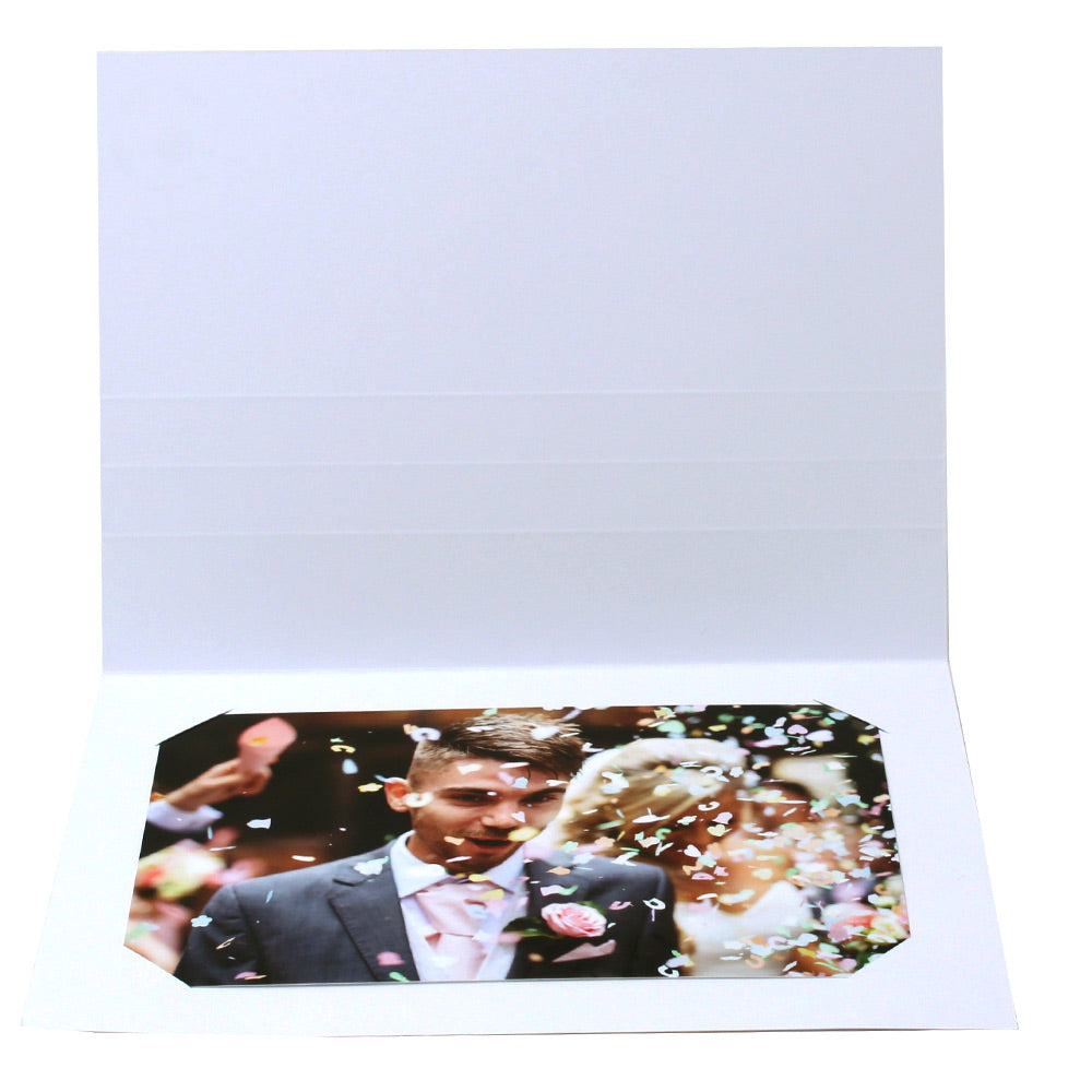 Cartonnage photo Reportage Neutre Premium horizontal du 9x13 au 20x30 cm intérieur photo de mariage