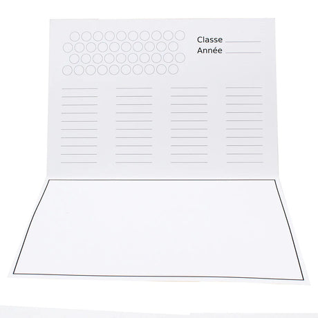 Cartonnage photo scolaire 20x30 cm Intérieur Classe sans image