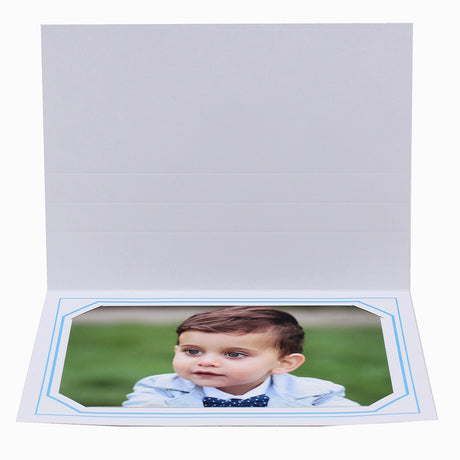 Cartonnage photo Terville bleu clair horizontal