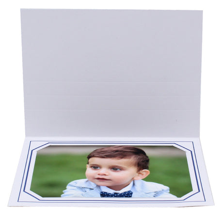 Cartonnage photo Terville bleu foncé horizontal