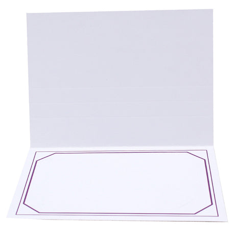 Cartonnage photo Terville violet horizontal