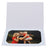 Cartonnage photo Thionville blanc - Liseré Bleu clair 300g