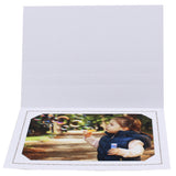 Cartonnage photo Thionville blanc - Liseré taupe horizontal