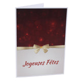 Cartonnage photo vertical Joyeuses Fêtes Flot doré