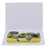 Cartonnage photo Yutz blanc - Liseré turquoise