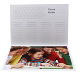 Cartonnage photo scolaire - Groupe A4 - Vive l'Ecole - intérieur Classe