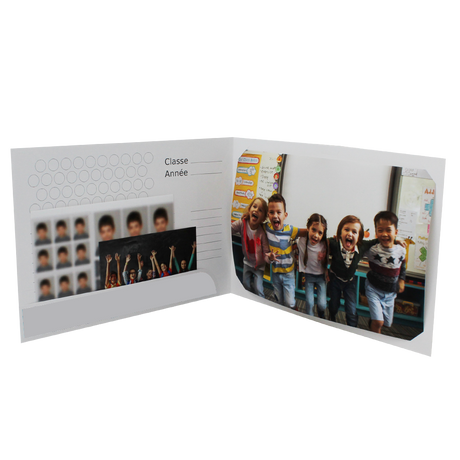 Cartonnage scolaire - Groupe 20x30-20x25-18x27-18x25-18x24 avec RABAT - Arc-en-ciel - Intérieur avec photos