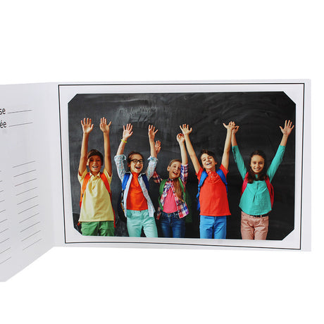 Cartonnage photo scolaire - Groupe 20x30 -18x25 - Calcul - Détail