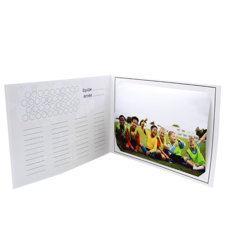 Cartonnage photo scolaire - Groupe 20x30 -18x25 - Mon sport préféré - Intérieur Equipe
