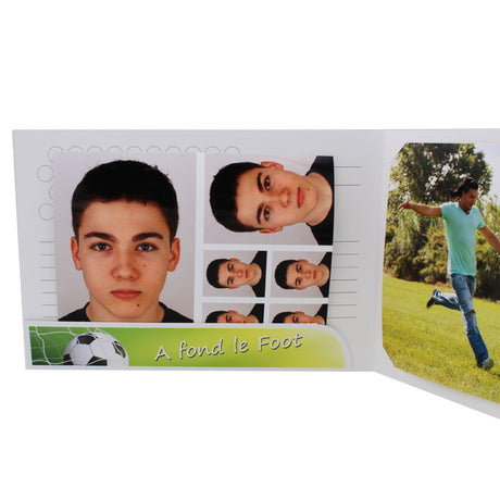 Cartonnage scolaire - Groupe 20x30-20x25-18x27-18x25-18x24 avec RABAT - A fond le Foot - Détail