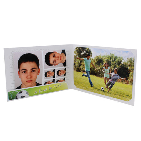 Cartonnage scolaire - Groupe 20x30-20x25-18x27-18x25-18x24 avec RABAT - A fond le Foot - Intérieur avec photos