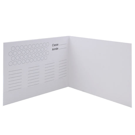 Cartonnage scolaire - Groupe 20x30-20x25-18x27-18x25-18x24 avec RABAT  - Intérieur