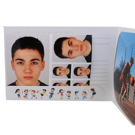 Cartonnage scolaire - Groupe 20x30-20x25-18x27-18x25-18x24 avec RABAT - Mon Sport préféré - Détail