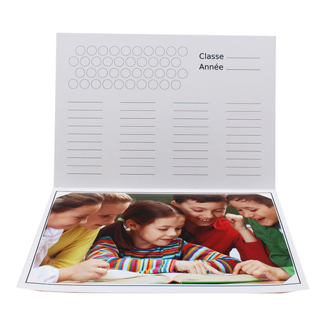 Cartonnage photo scolaire - Groupe 20x30 - Back to school 2 - Intérieur avec photo