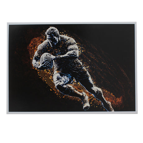 Cartonnage photo scolaire - Groupe 20x30 - Rugby Puissance - Motif