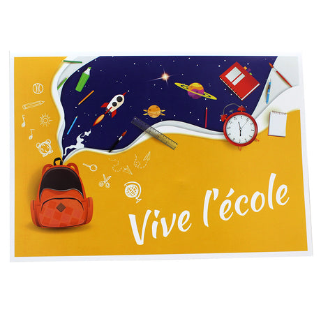 Cartonnage photo scolaire - Groupe 20x30 - Science - Motif