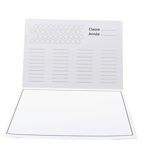 Cartonnage photo scolaire - Groupe 20x30 - Tous au Tableau - Ouvert