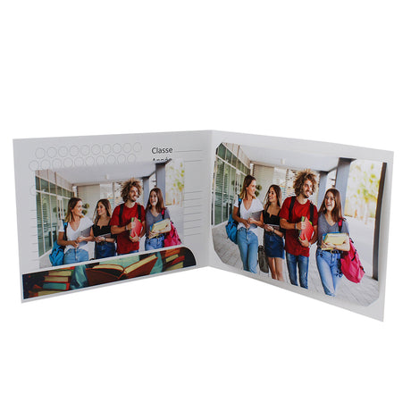 Cartonnage scolaire - Groupe 20x30-20x25-18x27-18x25-18x24 avec RABAT - Mademoiselle - intérieur avec photos