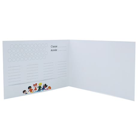 Cartonnage scolaire - Groupe 20x30-20x25-18x27-18x25-18x24 avec RABAT - Terre 2 - Ouvert