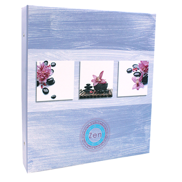 Lot de 2 classeurs photo Zen 2 Ariane – 2 x 400 photos 11 x 15 cm – Motifs assortis