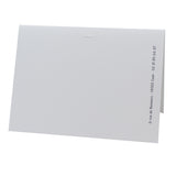 Lot cartonnage photo blanc personnalisable- Horizontal