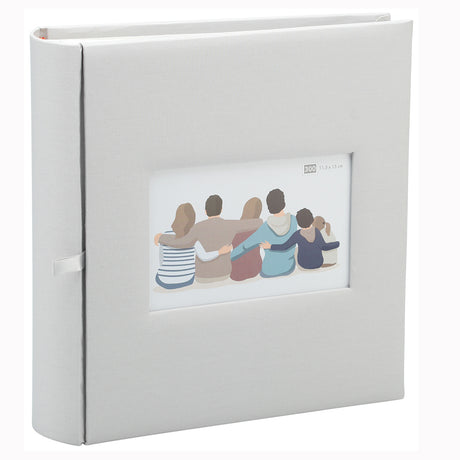 Album photo Erica Square gris 300 pochettes 11x15 cm