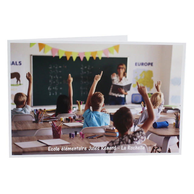 Cartonnage photo personnalisable - Groupe 20x30 -18x25 - Face extérieure