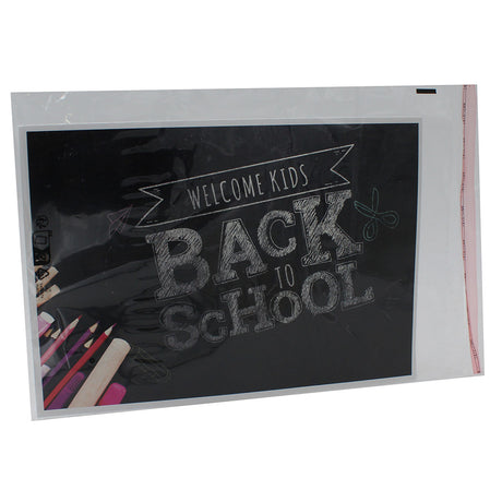 Lot de 100 pochettes transparentes en plastique format 25x35 cm -  Cartonnage