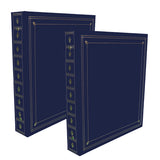 Lot de 2 classeurs photos Ariane Marine à pochette pour 400 photos 10x15