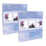 Lot de 2 classeurs photo Ariane à pochettes Zen 2 violet 400 photos 11x15