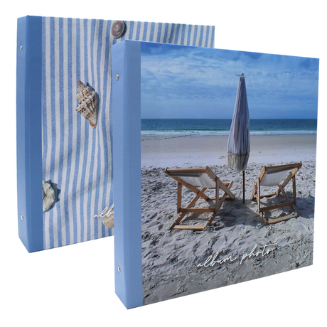 Lot de 2 classeurs photo Ariane Plage 400 pochettes 10x15 cm