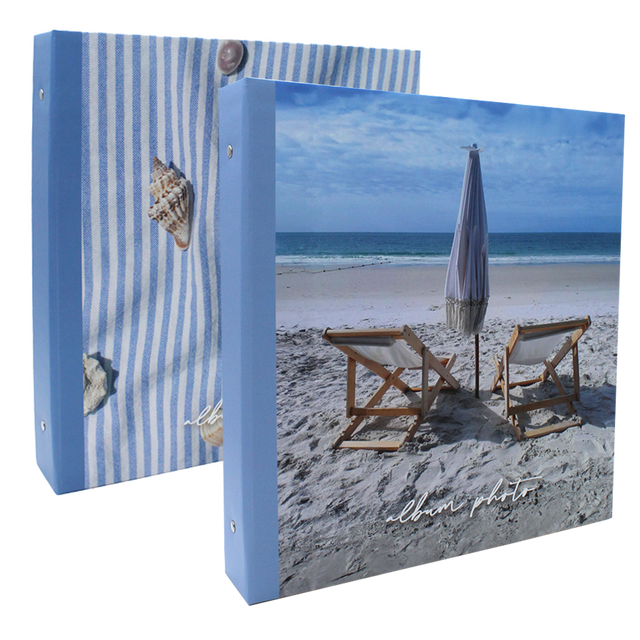 Lot de 2 classeurs photo Ariane Plage 400 pochettes 10x15 cm