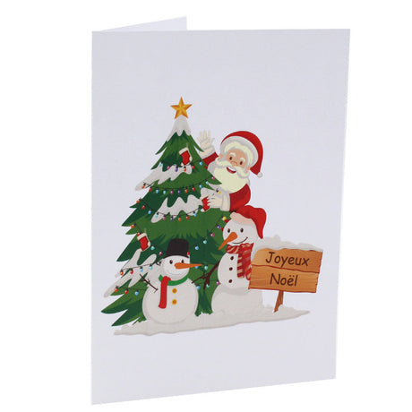 Lot de 200 cartonnages photo de Noël Père Noël pancarte vertical pour photo 20x30 cm