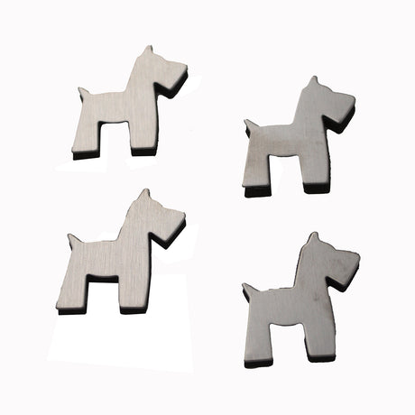 Lot de 4 aimants chiens Deknudt