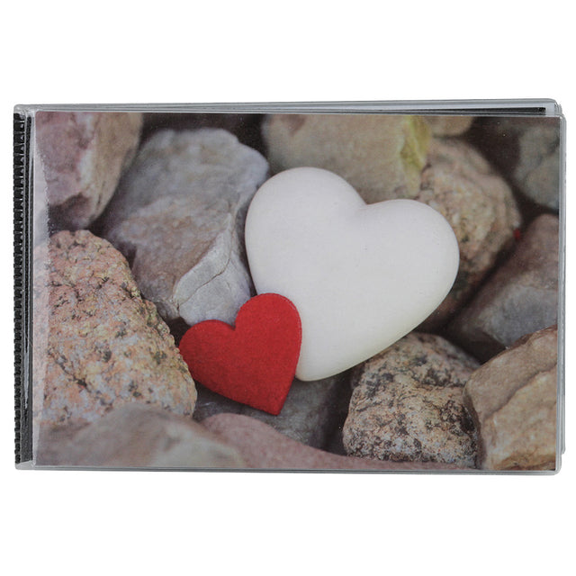 Lot de 6 mini albums photo Walther Hearts – Motifs assortis